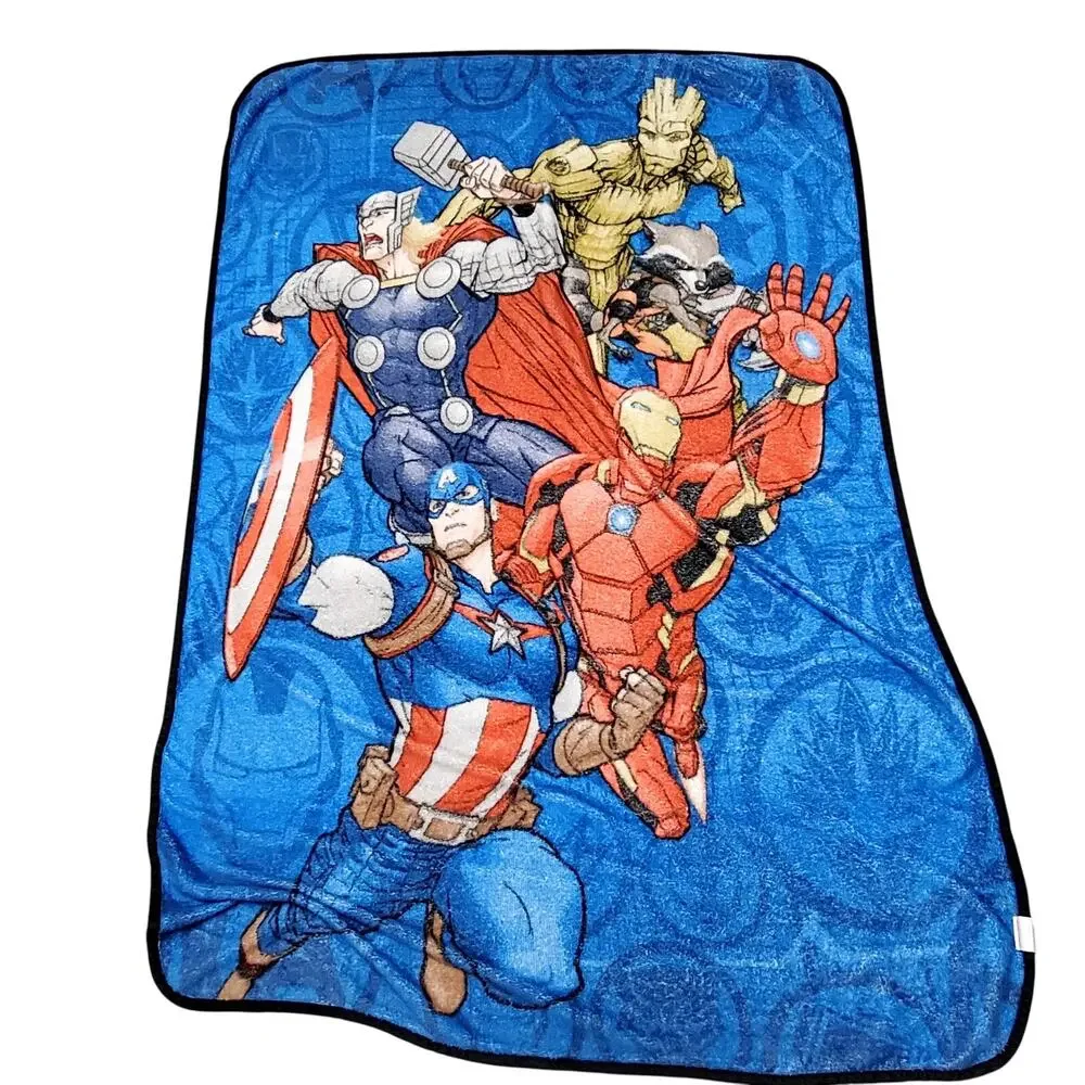 Marvel Avenger Fleece Blanket Iron Man Captain America 63